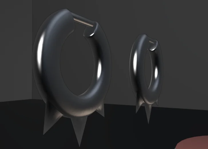 Spiked Earrings screenshot 2