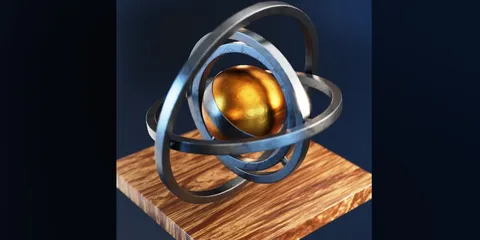 Spinning Rings Animation - Blender scenes
