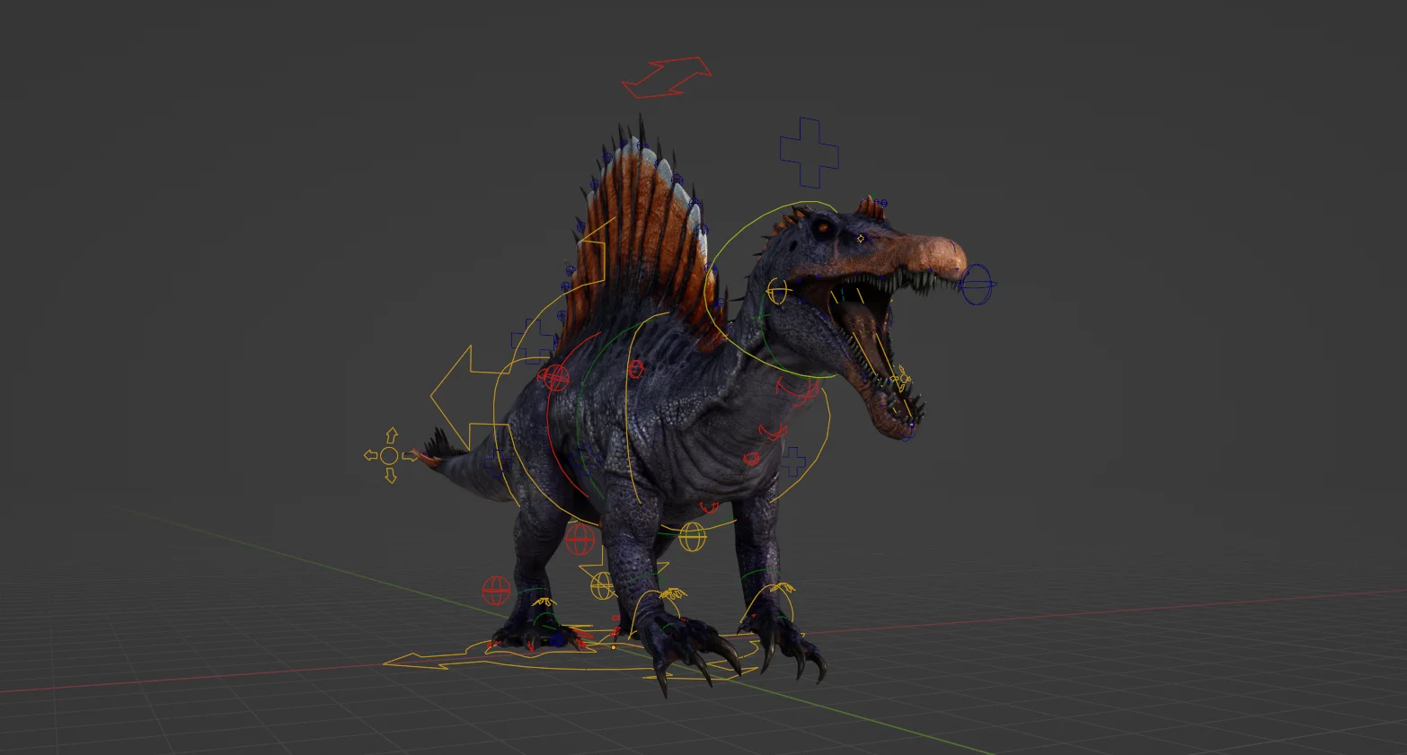 Spinosaurus Rig screenshot 4