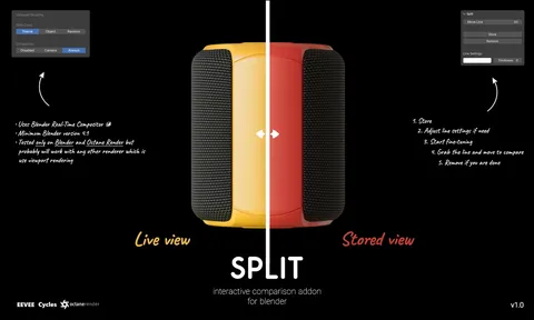 Split - Blender addons