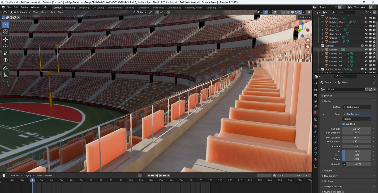 32,000 Seat Sports Stadium screenshot 5