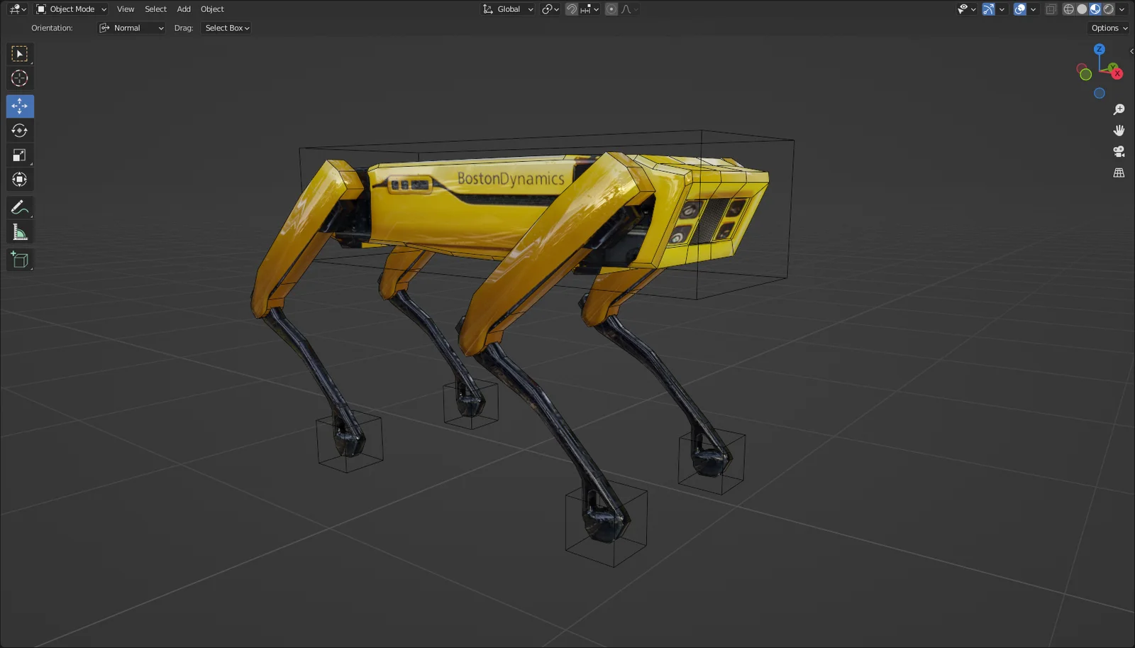 Spot Robot Rig screenshot 2
