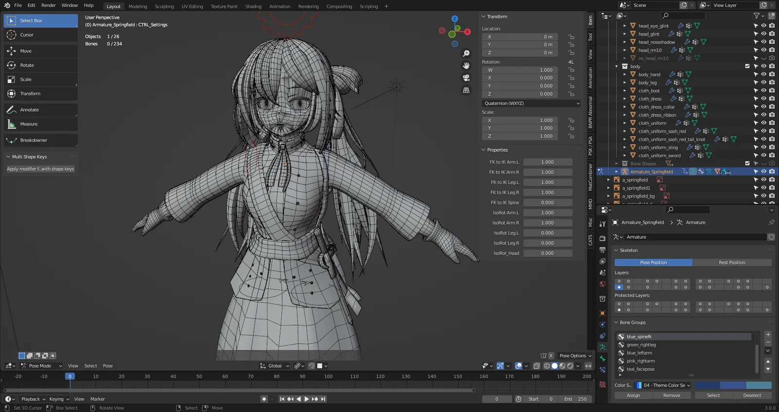 Springfield Character Model screenshot 3