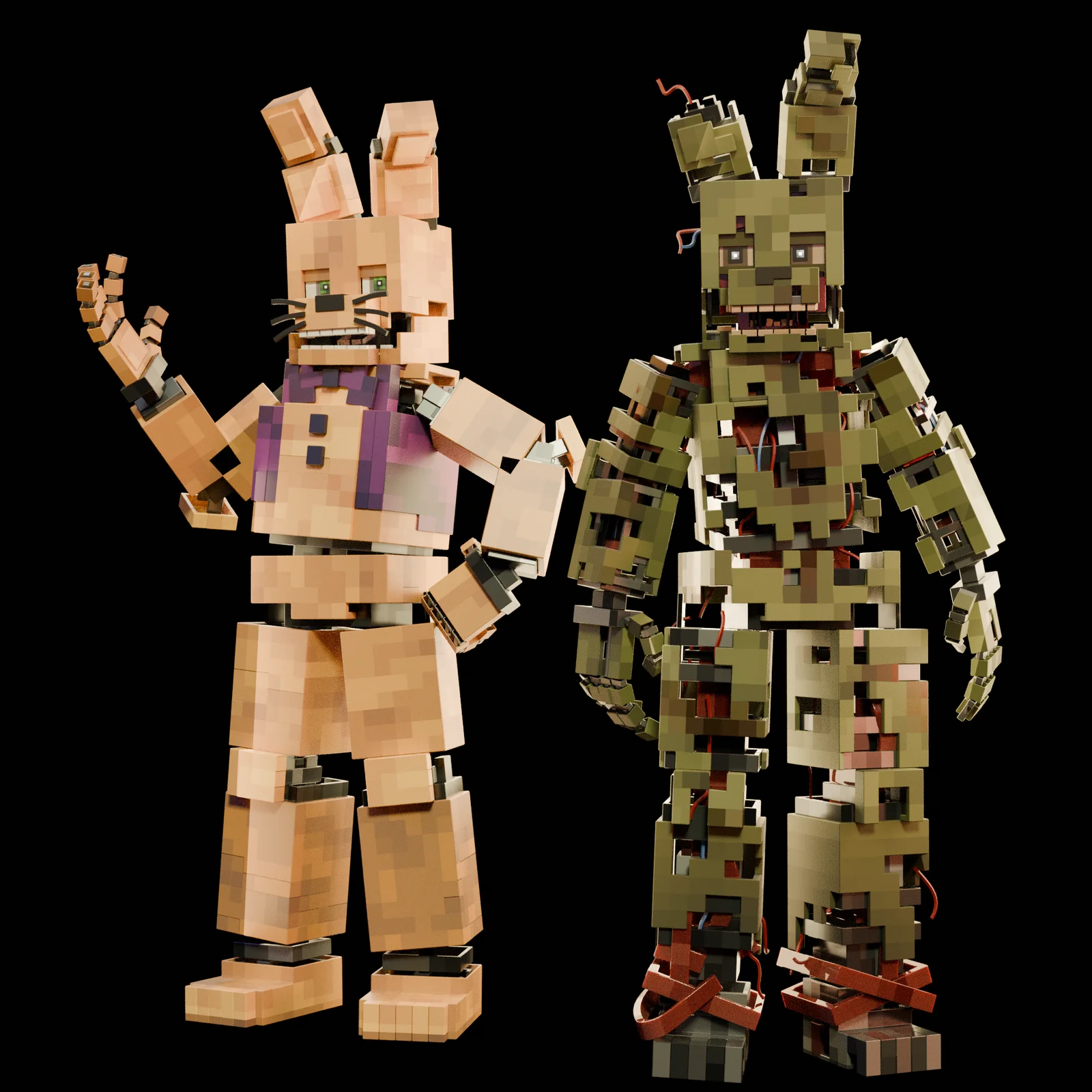 Springtrap and Spring Bonnie screenshot 5