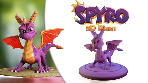 Spyro 3D Print - Blender 3d models