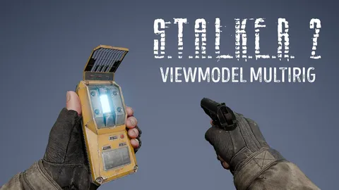 S.T.A.L.K.E.R 2 Viewmodel Multirig - Blender 3d models