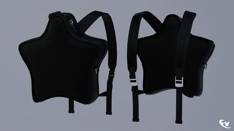 Star Backpack - Blender 3d models