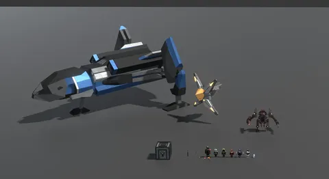 Starfall Rig Megafile - Blender 3d models