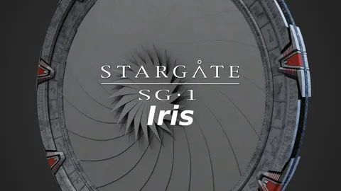 Stargate Iris Model - Blender 3d models