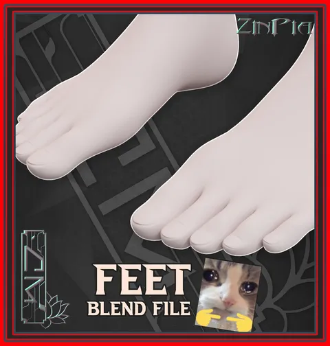 Starter Feet - Blender 3d models