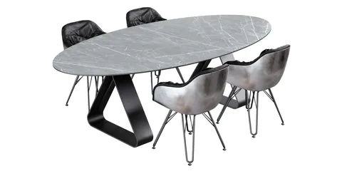 Stay Dining Table and Chairs - Blender 3d models