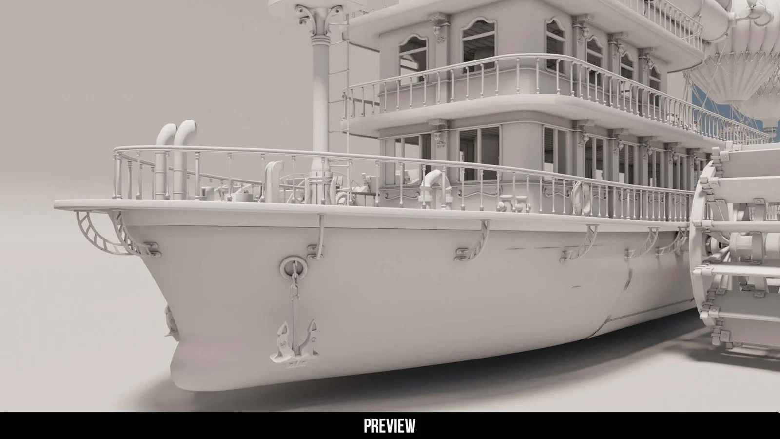 Steamboat Kitbash Set screenshot 2