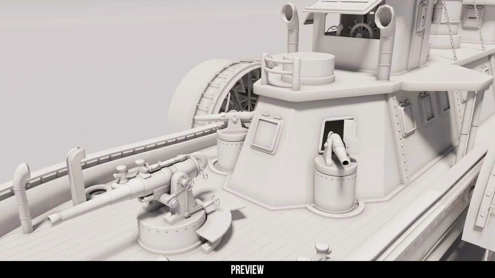 Steamboat Kitbash Set screenshot 3