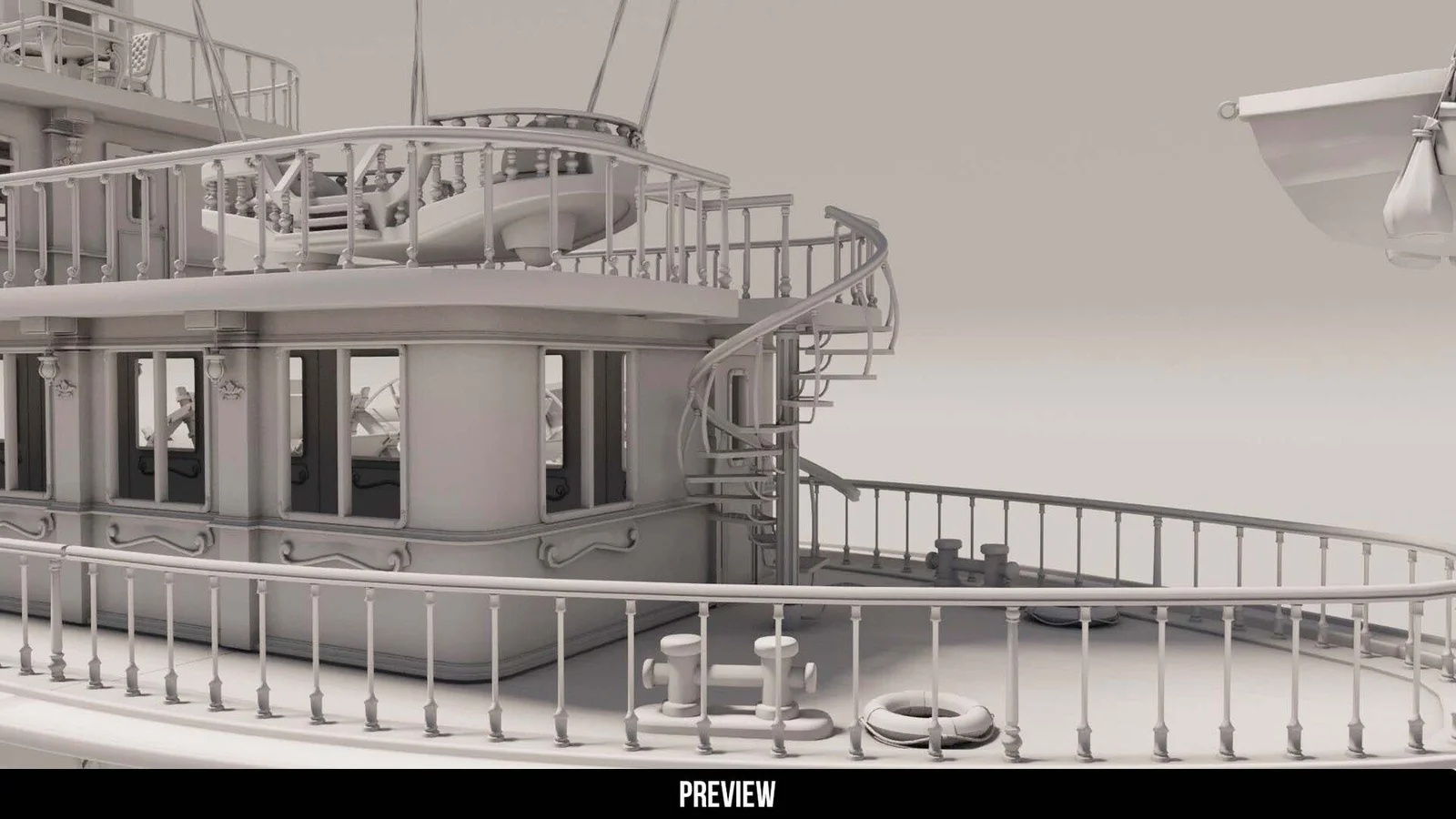 Steamboat Kitbash Set screenshot 4