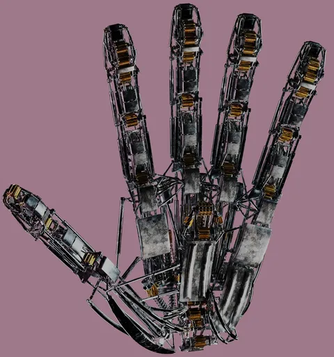 Steampunk Mecha Robot Hand - Blender 3d models