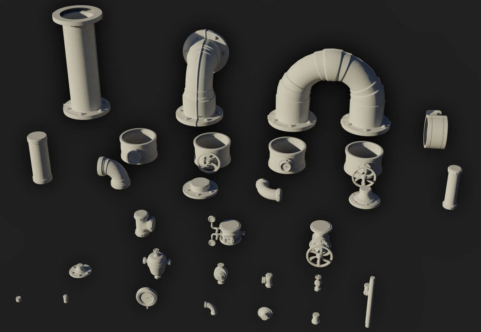 Steampunk Pipes 3D Kit screenshot 2