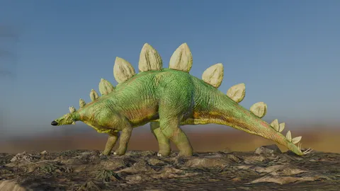 Stegosaurus - Blender 3d models