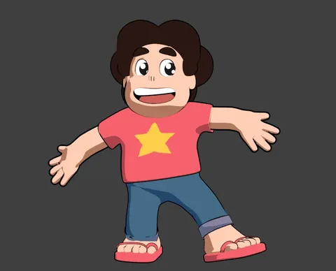 Steven Model - Blender 3d models