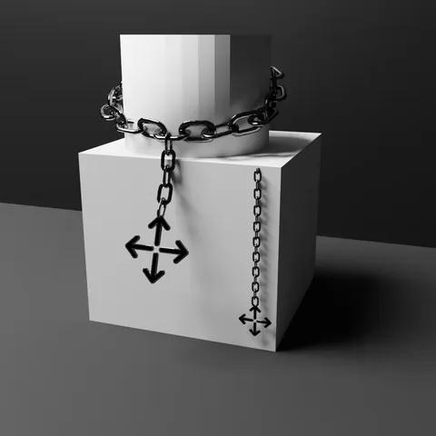Stig's Off White Chains - Blender 3d models