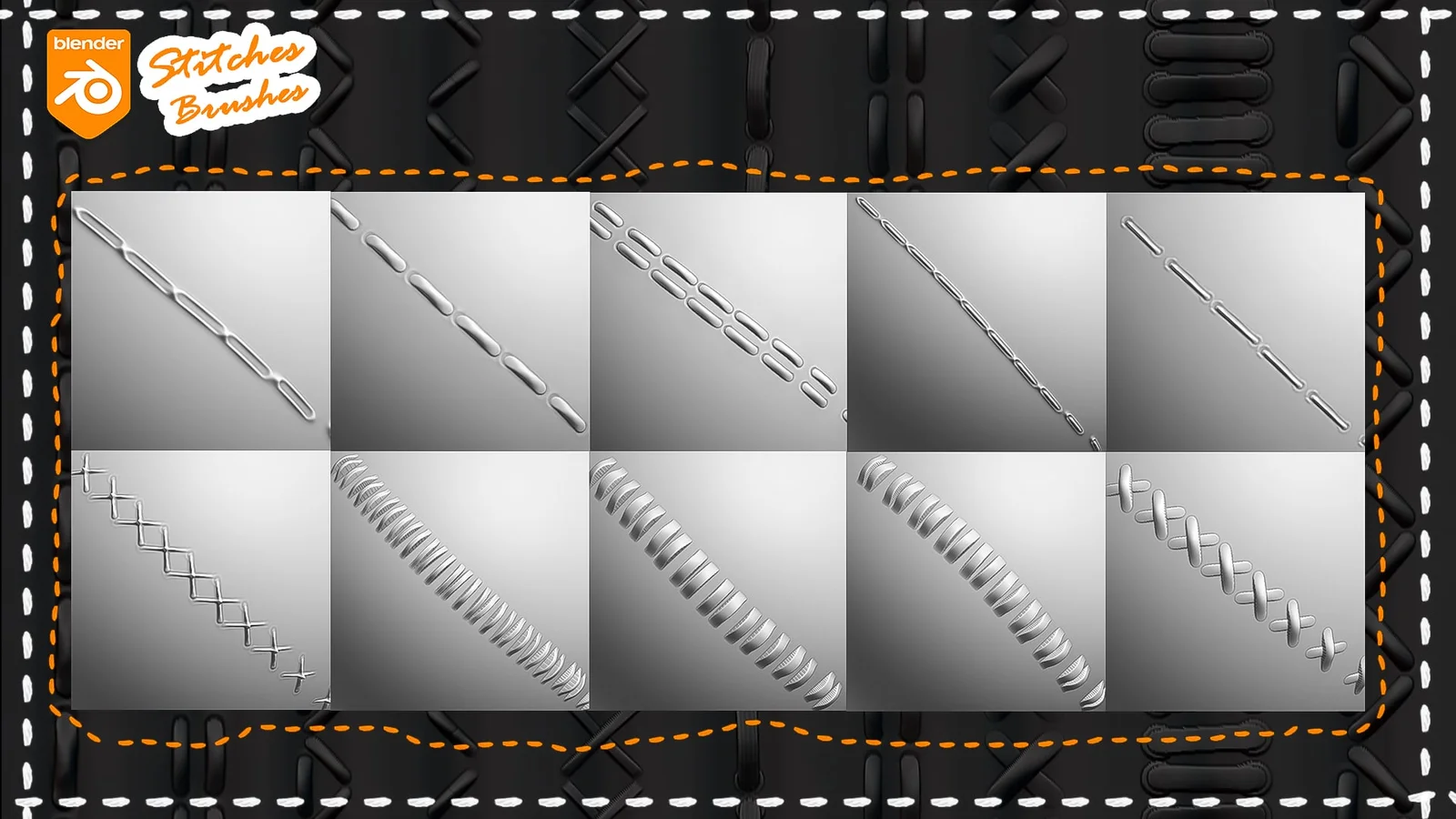 Stitches Fabric Brushes screenshot 4