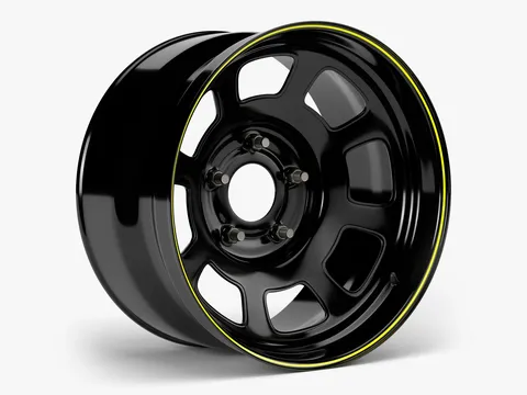 Stock Car Wheel - Blender 3d models