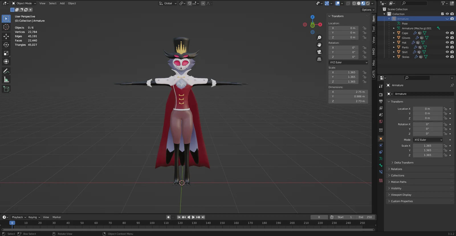 Stolas Character Model screenshot 2
