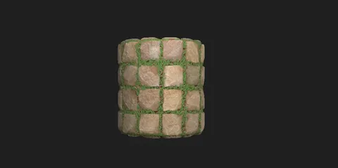 Stylized Stone Path Material - Blender textures & materials