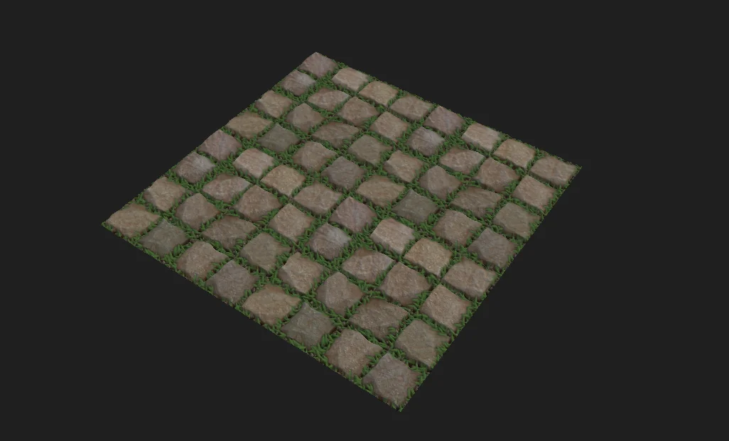Stylized Stone Path Material screenshot 3