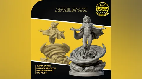 Storm - April - Blender 3d models