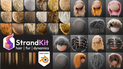 StrandKit - Blender geometry nodes