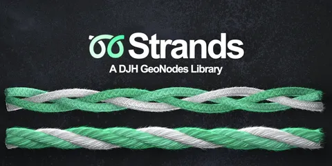 Strands - Blender geometry nodes