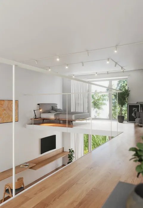 Studio Bedroom Interior - Blender scenes