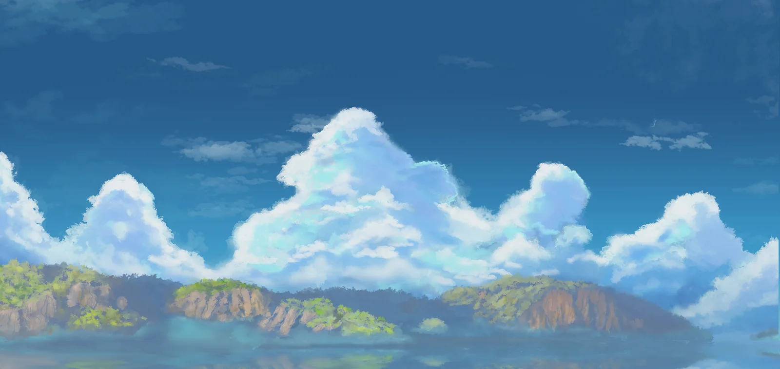 Anime Train Crossing Scene screenshot 4