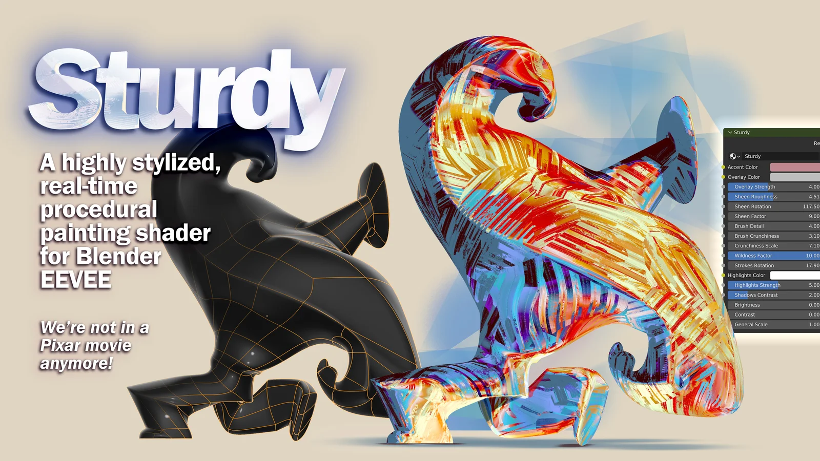 Sturdy Procedural Painting Shader screenshot 3