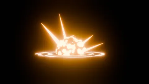 Stylised Explosion - Blender 3d models