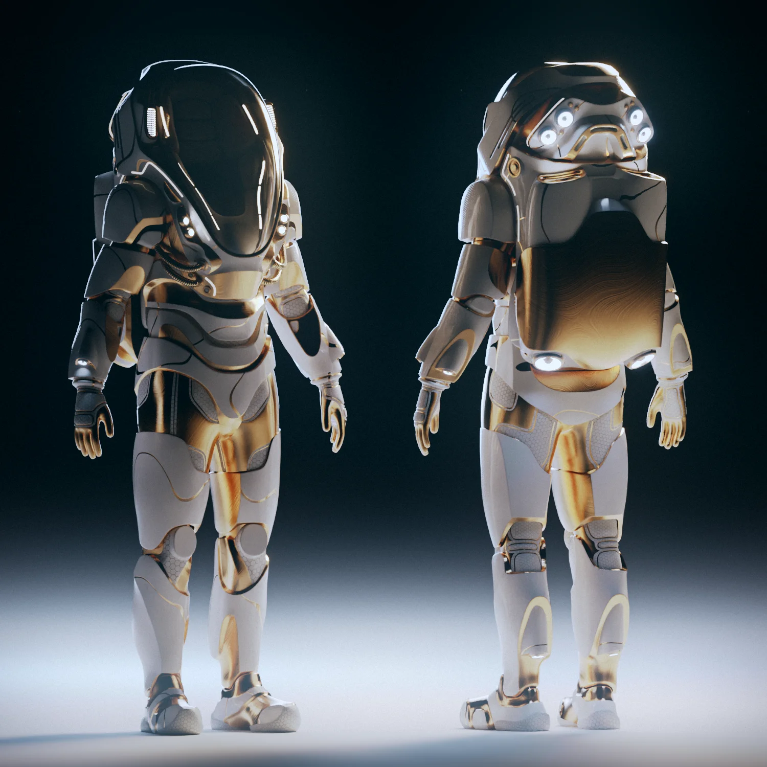 Stylized Sci-Fi Spacesuit screenshot 2