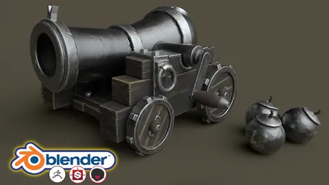 Stylized 3D Modelling Course Bundle - Blender tutorials & courses