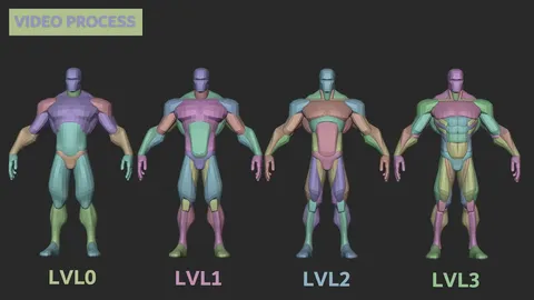 Stylized Anatomy Blockout - Blender tutorials & courses