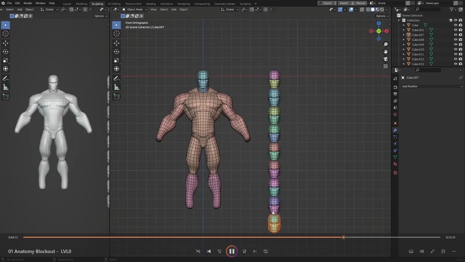 Stylized Anatomy Blockout screenshot 6