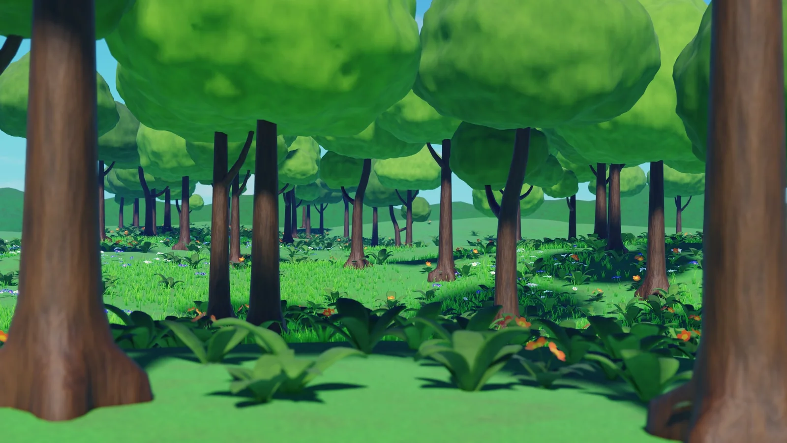 Stylized Animated Forest Meadow screenshot 5