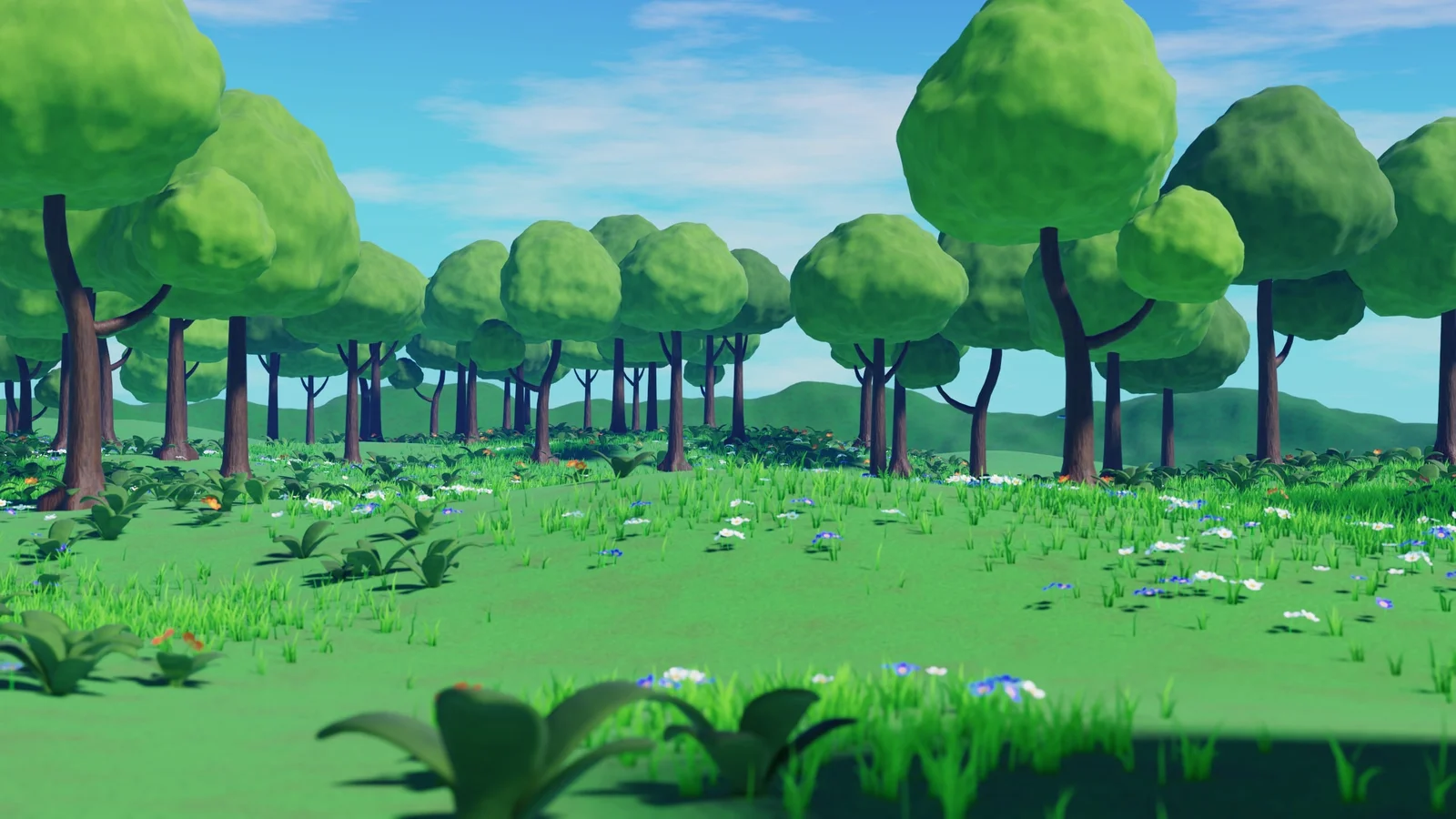 Stylized Animated Forest Meadow screenshot 6