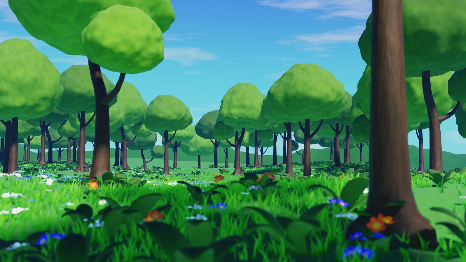 Stylized Animated Forest Meadow screenshot 7