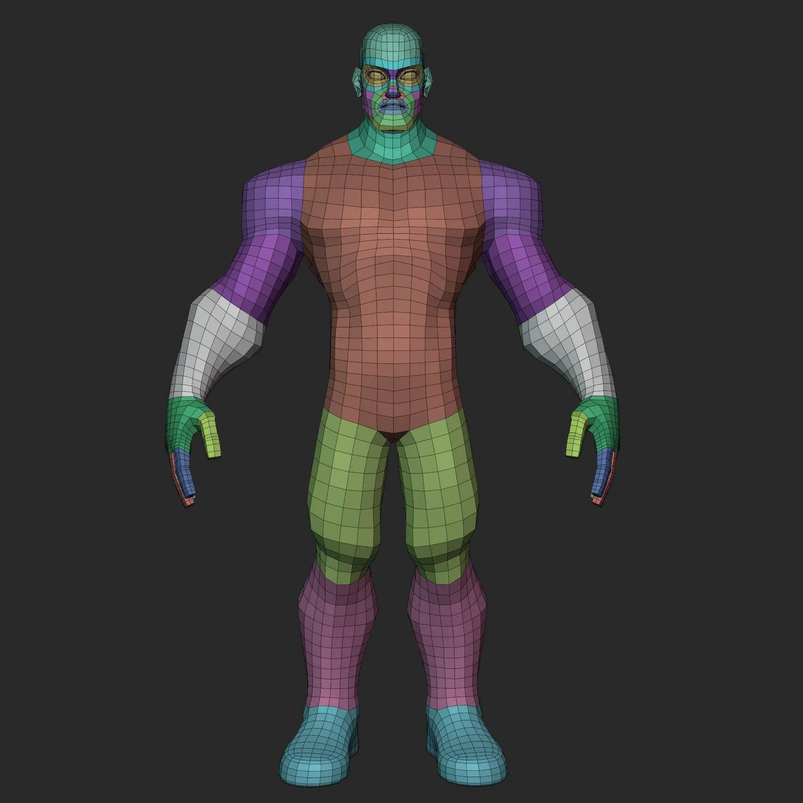Stylized Average Infinity Basemesh screenshot 3