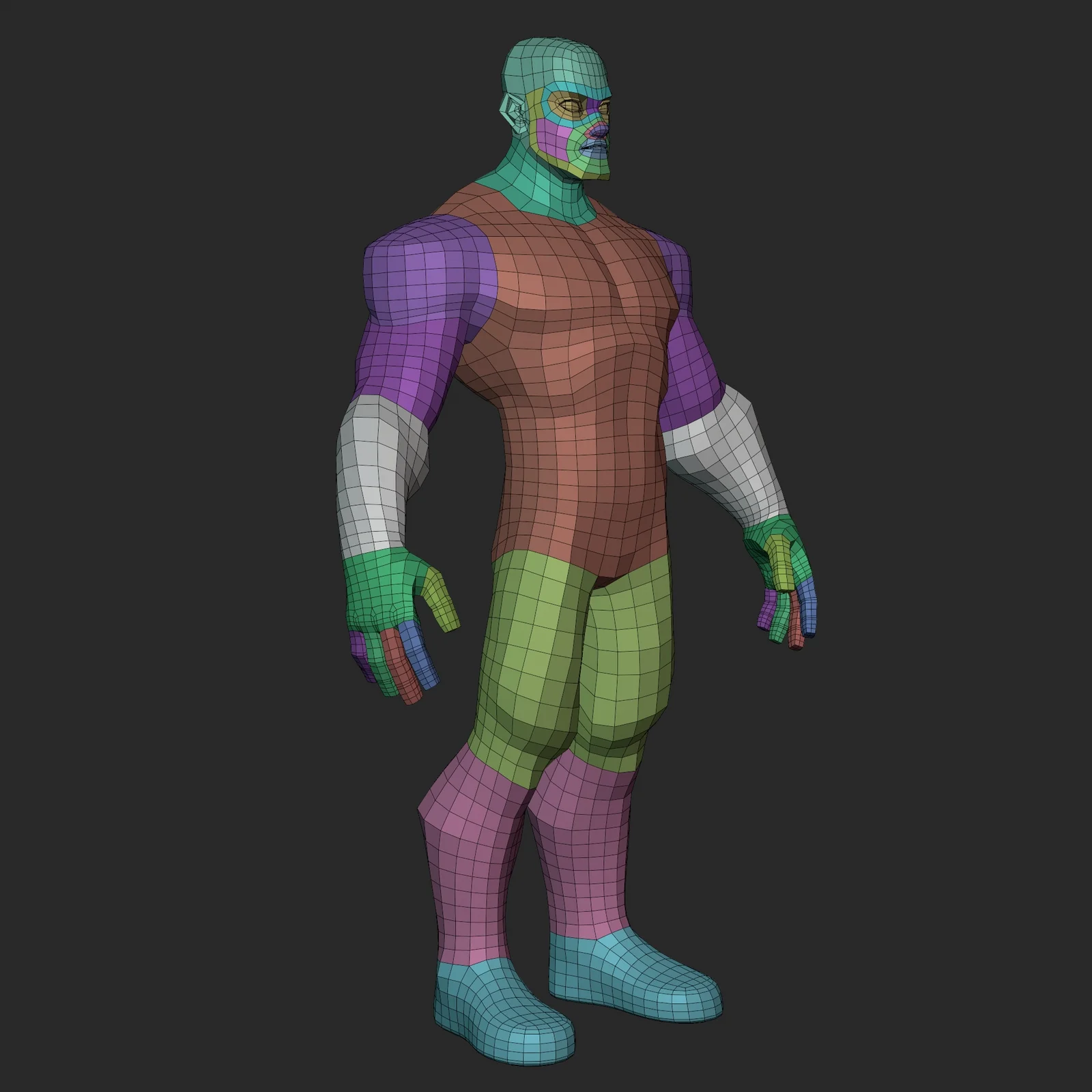 Stylized Average Infinity Basemesh screenshot 4