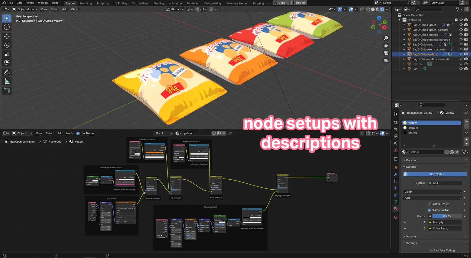 Stylized Bag of Chips screenshot 2