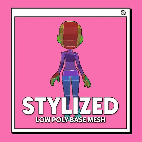 Stylized Base Mesh - Blender 3d models