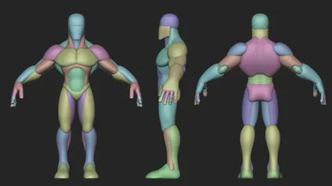 Stylized Base Mesh 2 - Blender 3d models