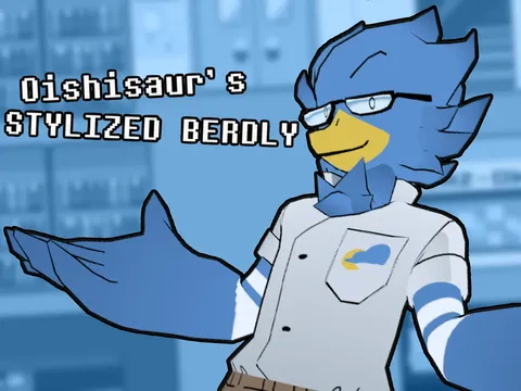 Stylized Berdly - Blender 3d models