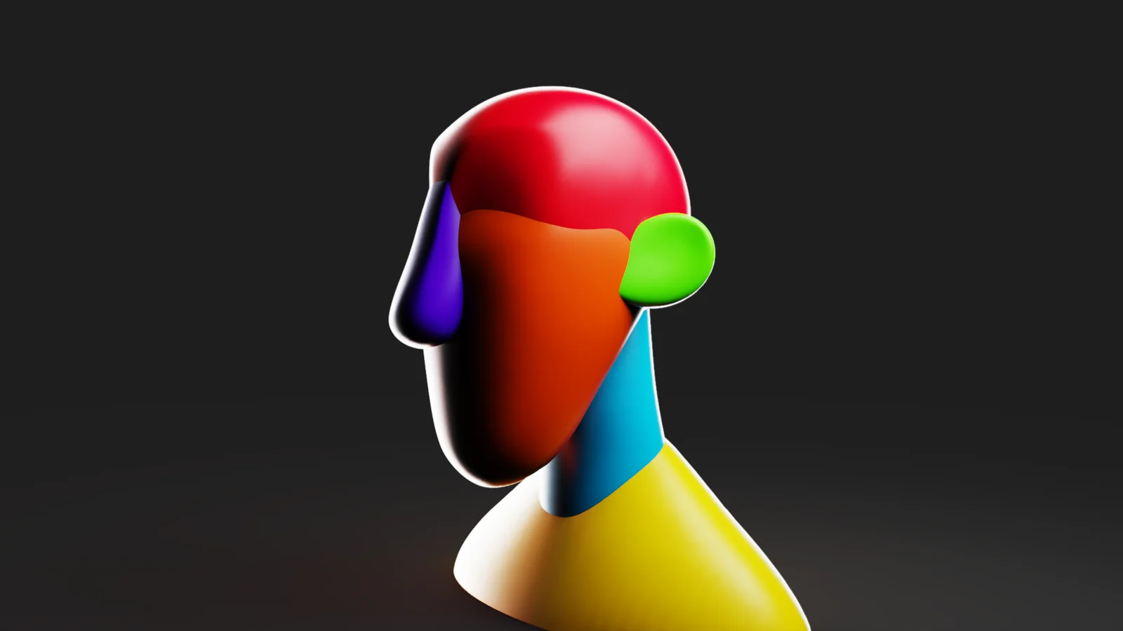 Stylized Blockout Bust screenshot 2