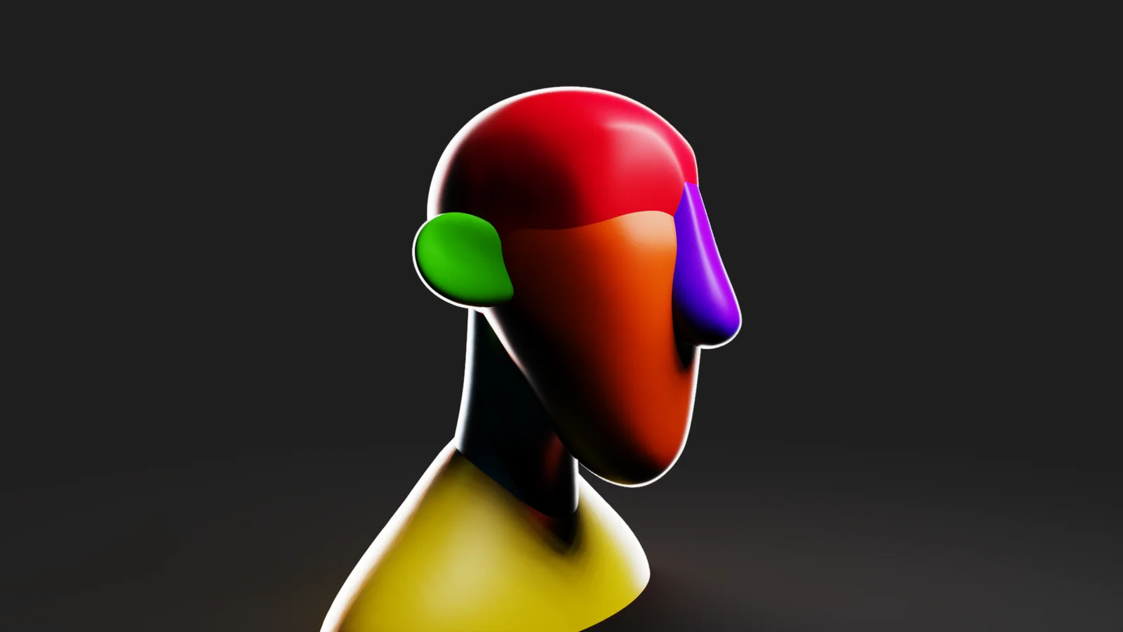 Stylized Blockout Bust screenshot 3